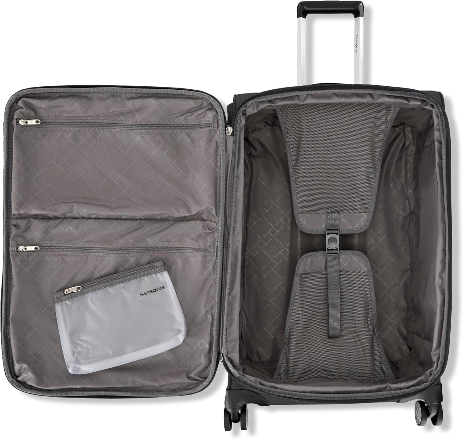 Soft-Sided 25-Inch Lightweight Medium Checked Expandable Element Suitcase: Durab