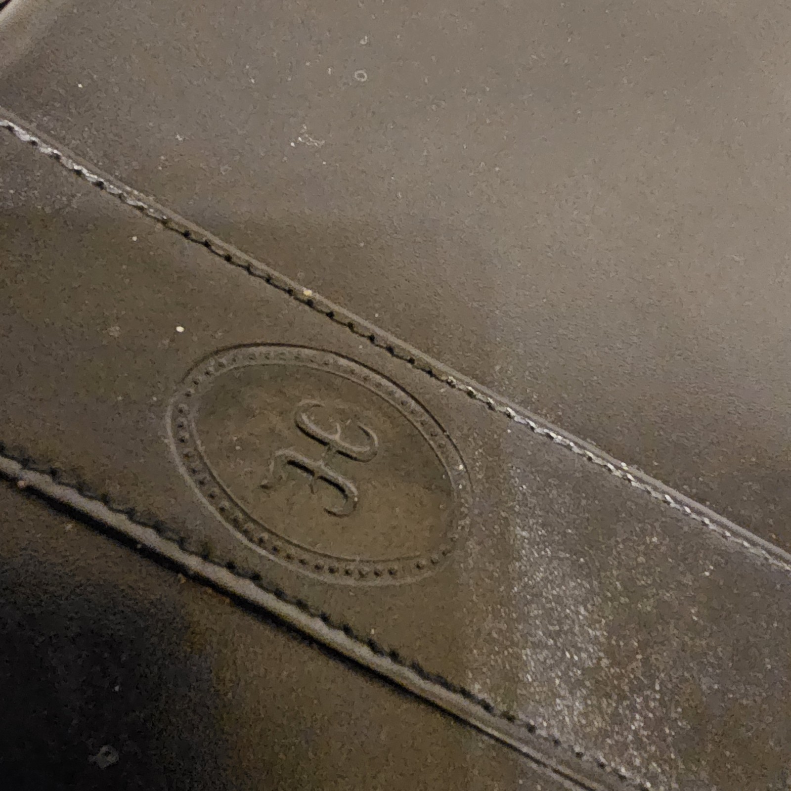 Vintage Hau’s Black Leather Attache Bag Briefcase 5 Pockets Key Incl 15.5x11in