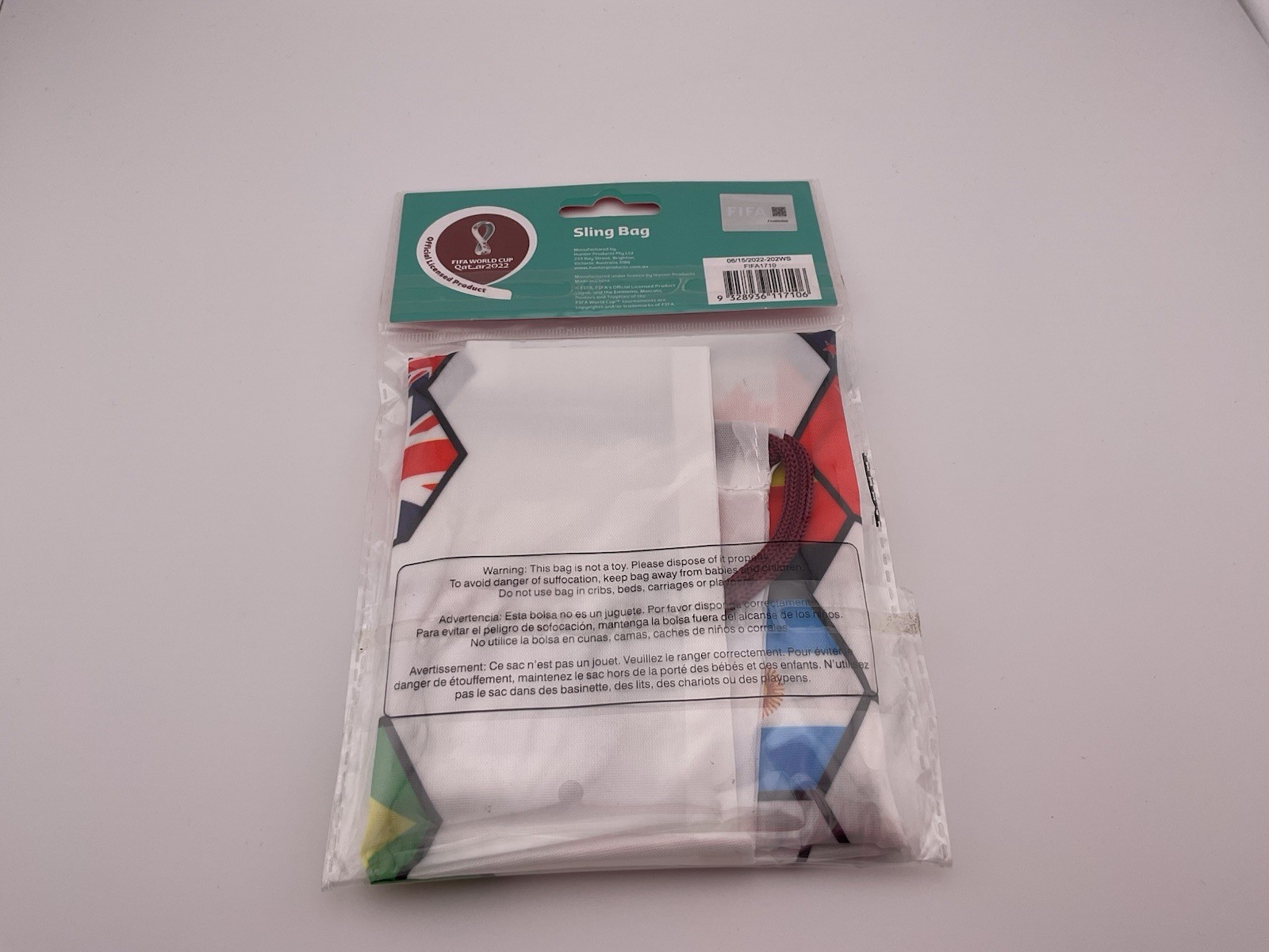 FIFA World Cup 2022 TEAM USA & World Cup Drawstring Sling Bags Soccer Futbol A1