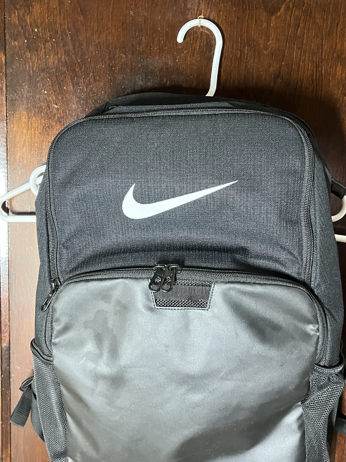 Nike Black Backpack 6 Pocket 18x15x6 RN#56323 CA#05553 School Sports Gym