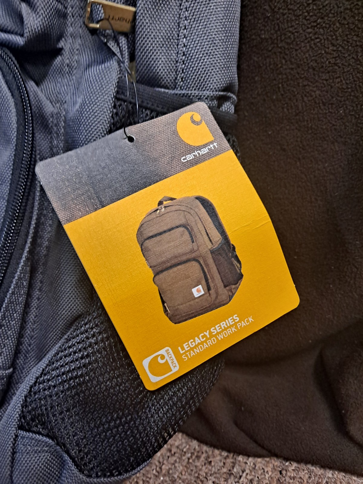 NWT Carhartt Legacy Standard Work Pack Backpack Gravel Gray 27L RIG Consulting