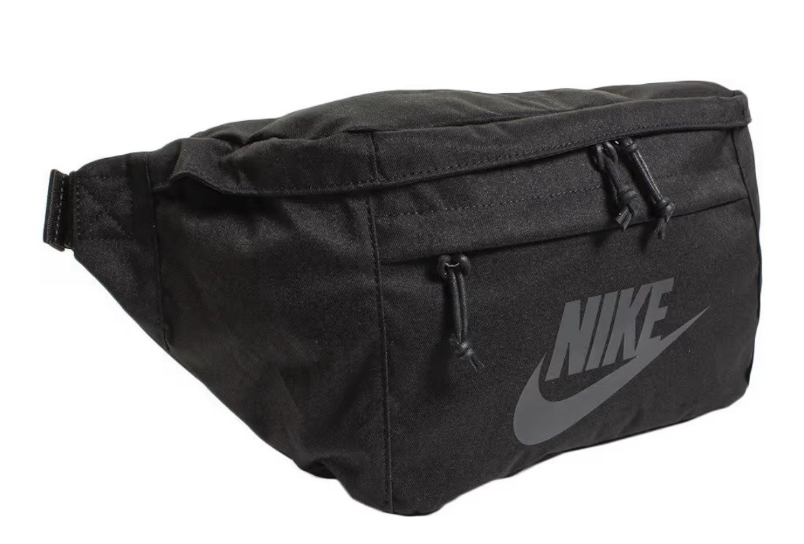 Nike Tech Hip Pack Bag, Fanny Pack Waistpack Crossbody, Black/Grey Travel Purse