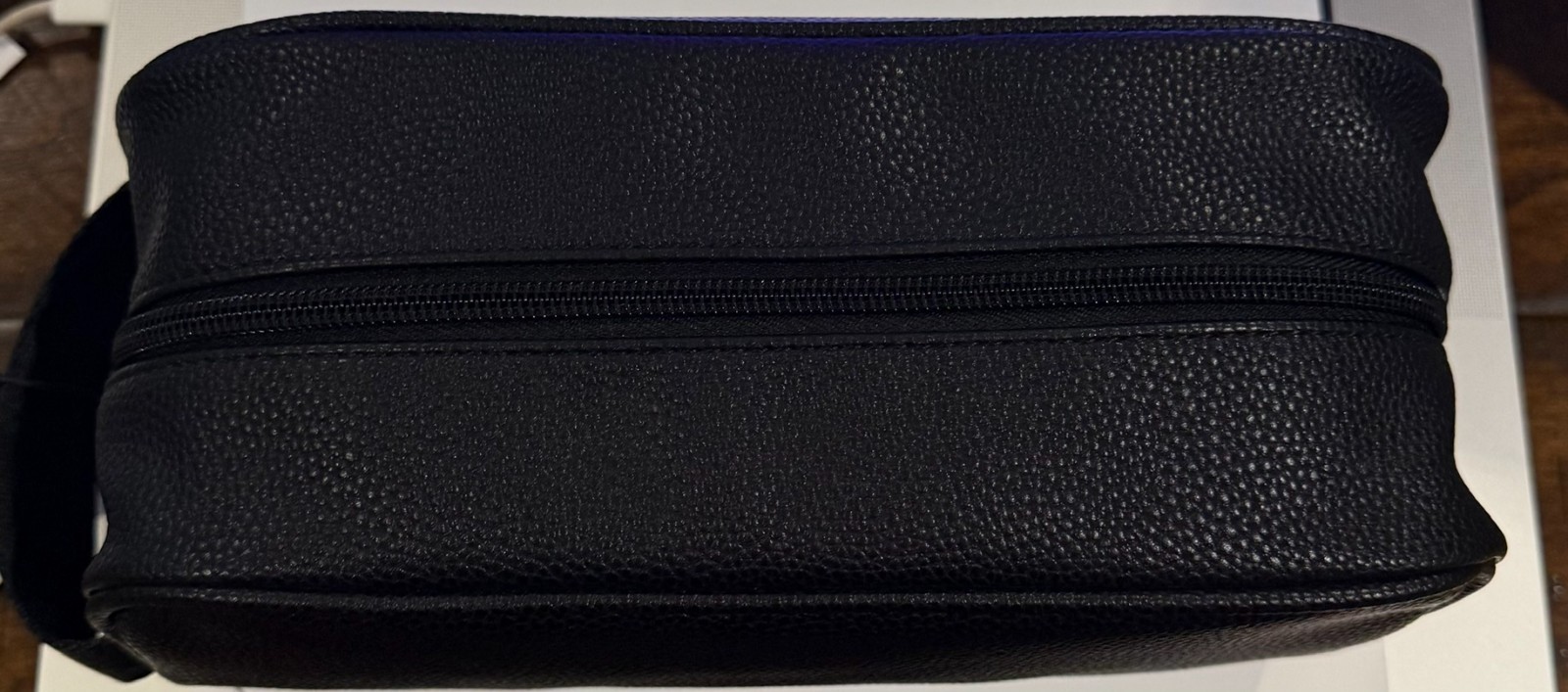 Calvin Klein Toiletry Classic Cosmetic Bag Black MSRP $75 NWT