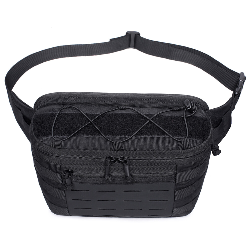 Molle Waist Pack High-capacity Crossbody Pouch Tool Bag for Work Travel School