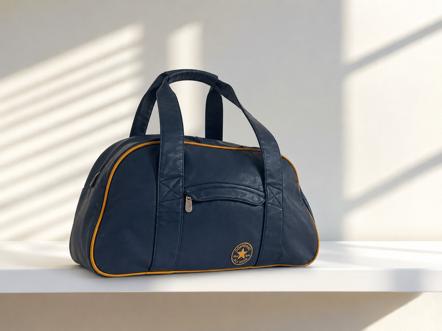 Vintage Converse Chuck Taylor All Star Duffle Bag – Navy Blue & Yellow