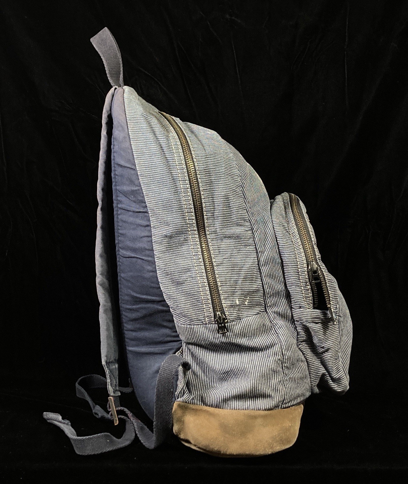 Ralph Lauren Denim Supply Backpack Hickory Stripe Paint Splatter DSRL
