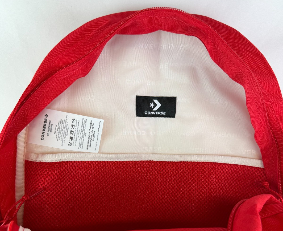 NWT Unisex Converse Red Backpack One Size