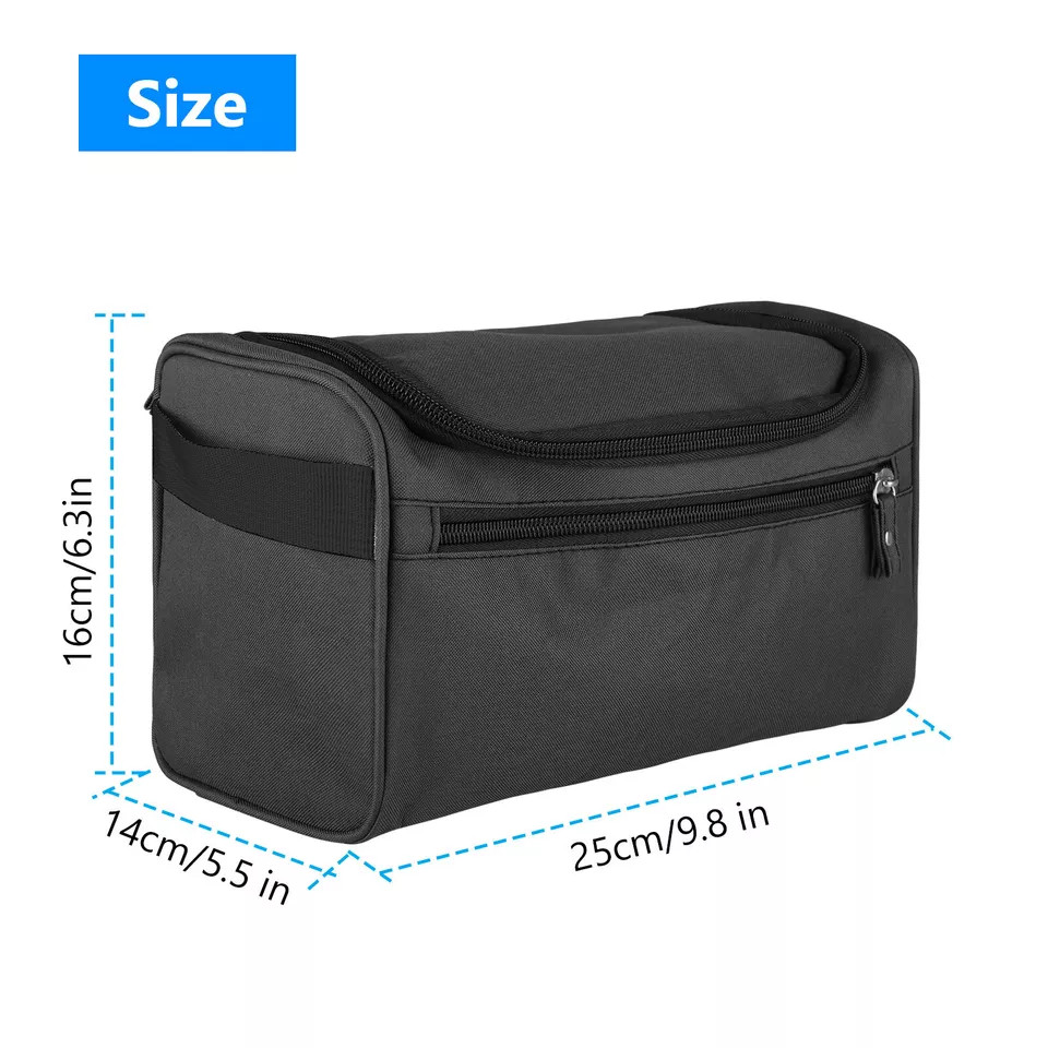 Men Women Travel Toiletry Bag Wash Kit Cosmetics Shaving Makeup Case Organizer
