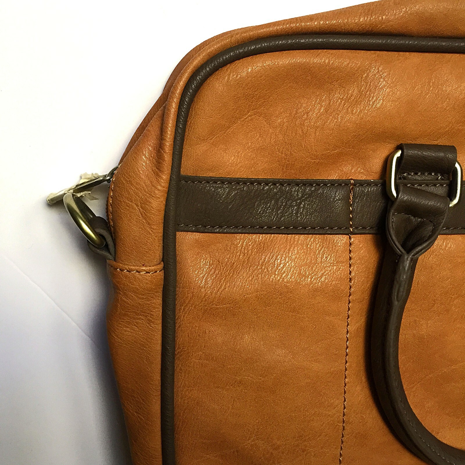 MSK Polyurethane Laptop Briefcase Office College Shoulder Bag