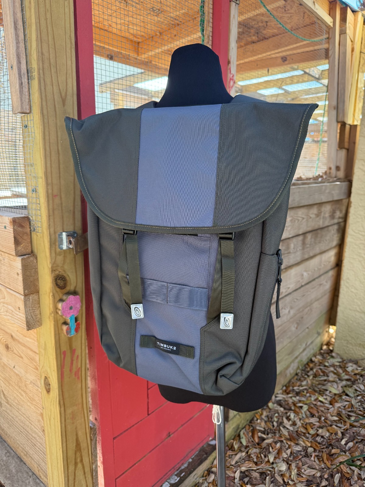 Timbuk2 Swig Backpack Canvas Unisex Commuter Travel Work School Green Blue New