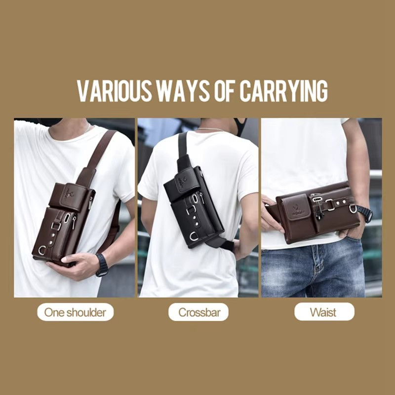 WEIXIER Brand Unisex Single-Shoulder Multi-Function Sports Running Large-Capacit