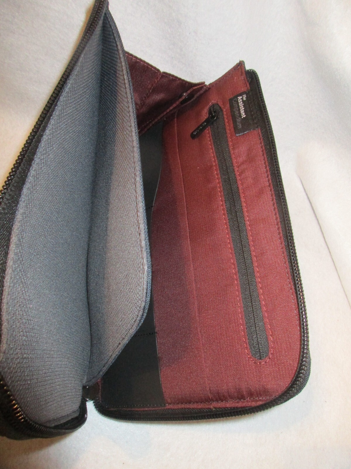 Crumpler The Assistant Compendium Canvas Travel Passport Tablet Zip Organizer