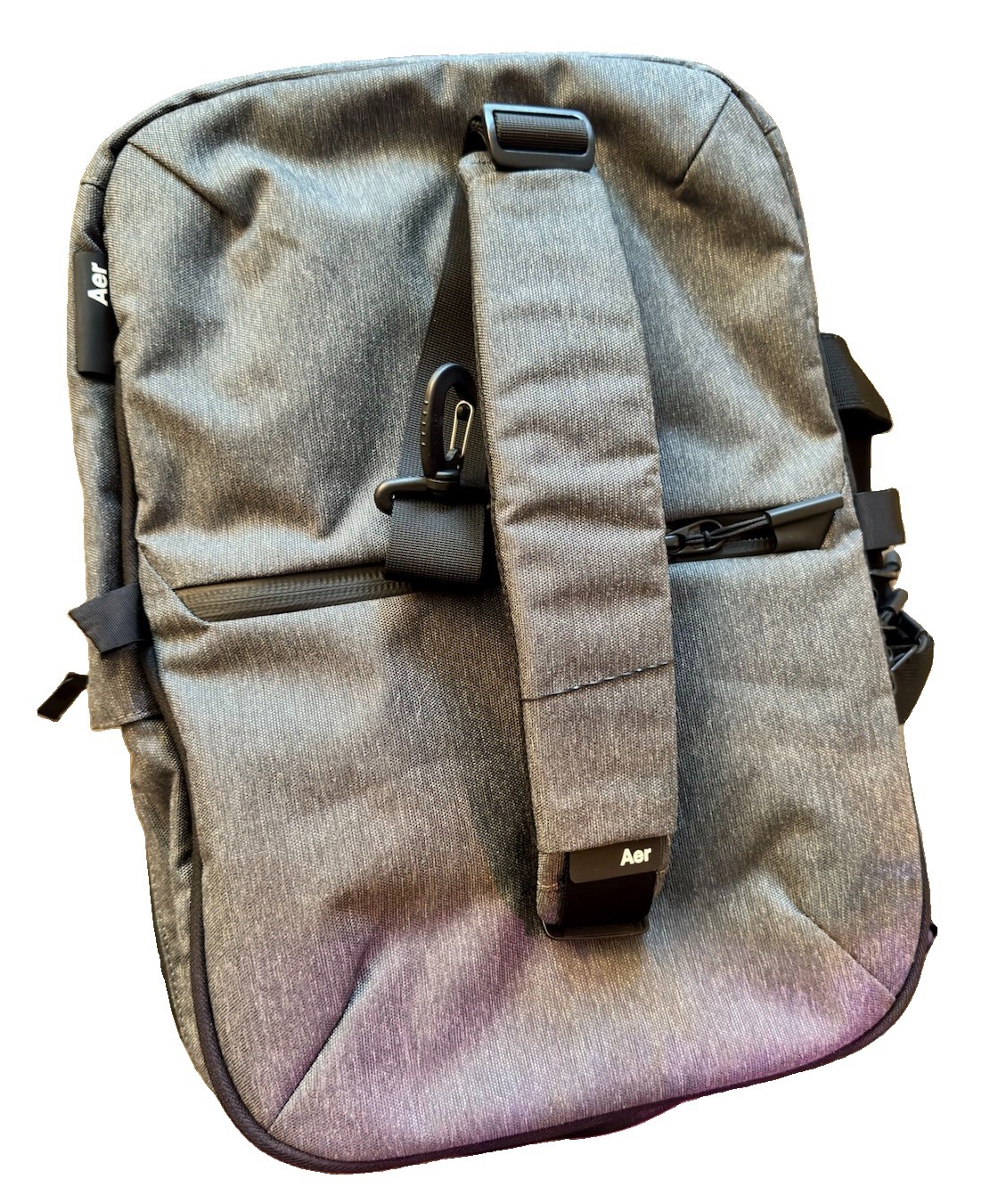 Aer Flight Pack 3 Gray Cordura Nylon 3-Way Backpack Duffel Briefcase Unisex