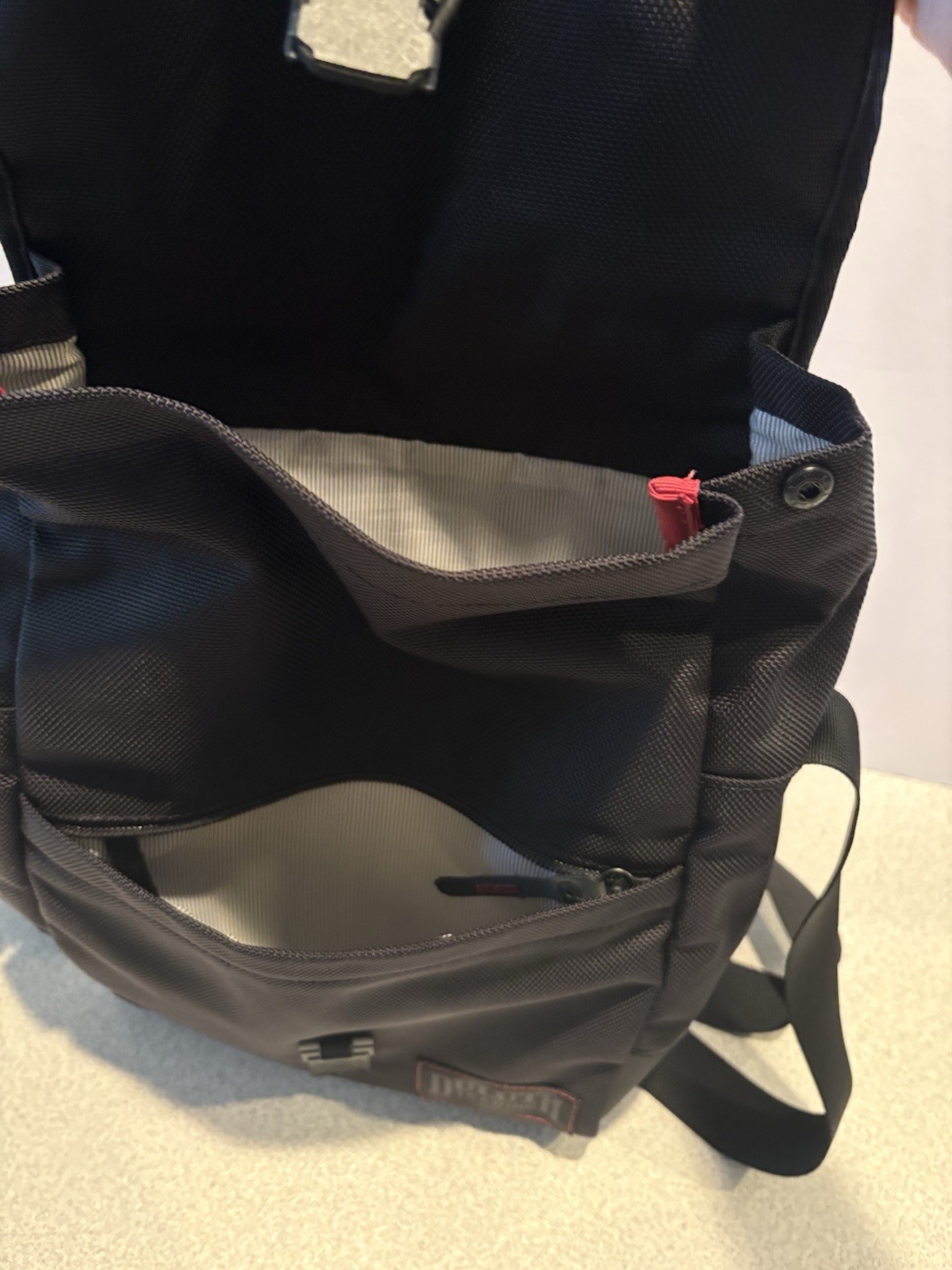 Vintage Duluth Trading Co. Canvas CrossBody Travel Style Shoulder Black 12×9.