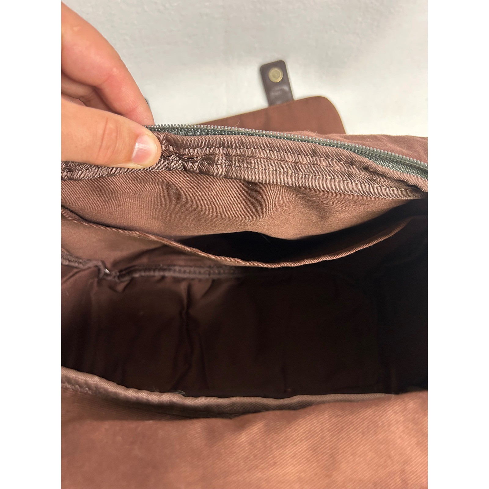 Gorpcore Pt Unisex OS Olive Green Canvas Messenger Bag Field Satchel Utility