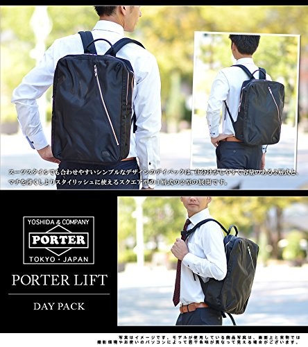 PORTER Backpack Daypack LIFT 1. Black 28 x 41 x 10cm
