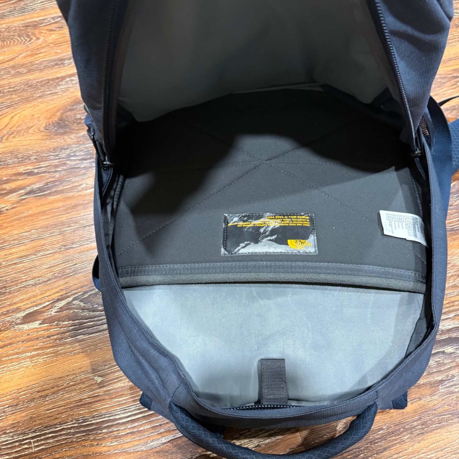 North Face Recon Backpack Navy Blue Laptop Hiking Travel School Bag Flexvent