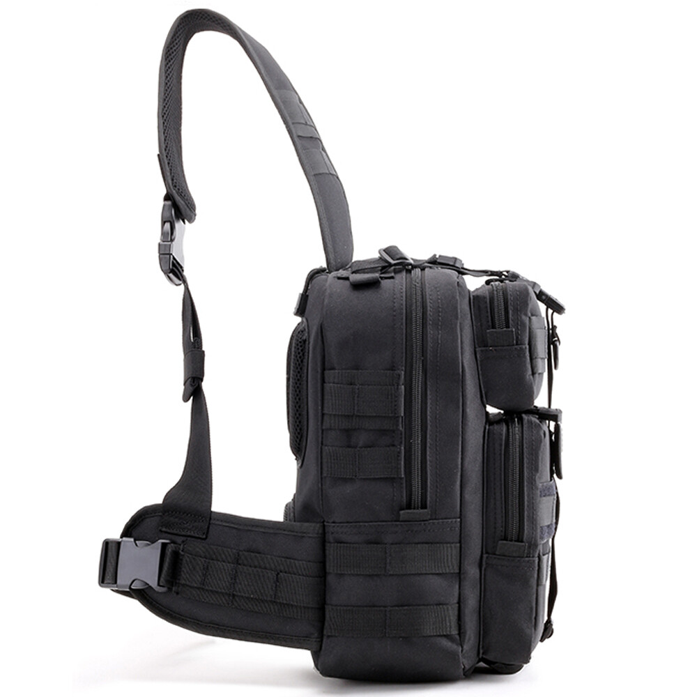 Tactical Key Pouch Backpack Men’s Molle Crossbody Sling Messenger Shoulder Pack