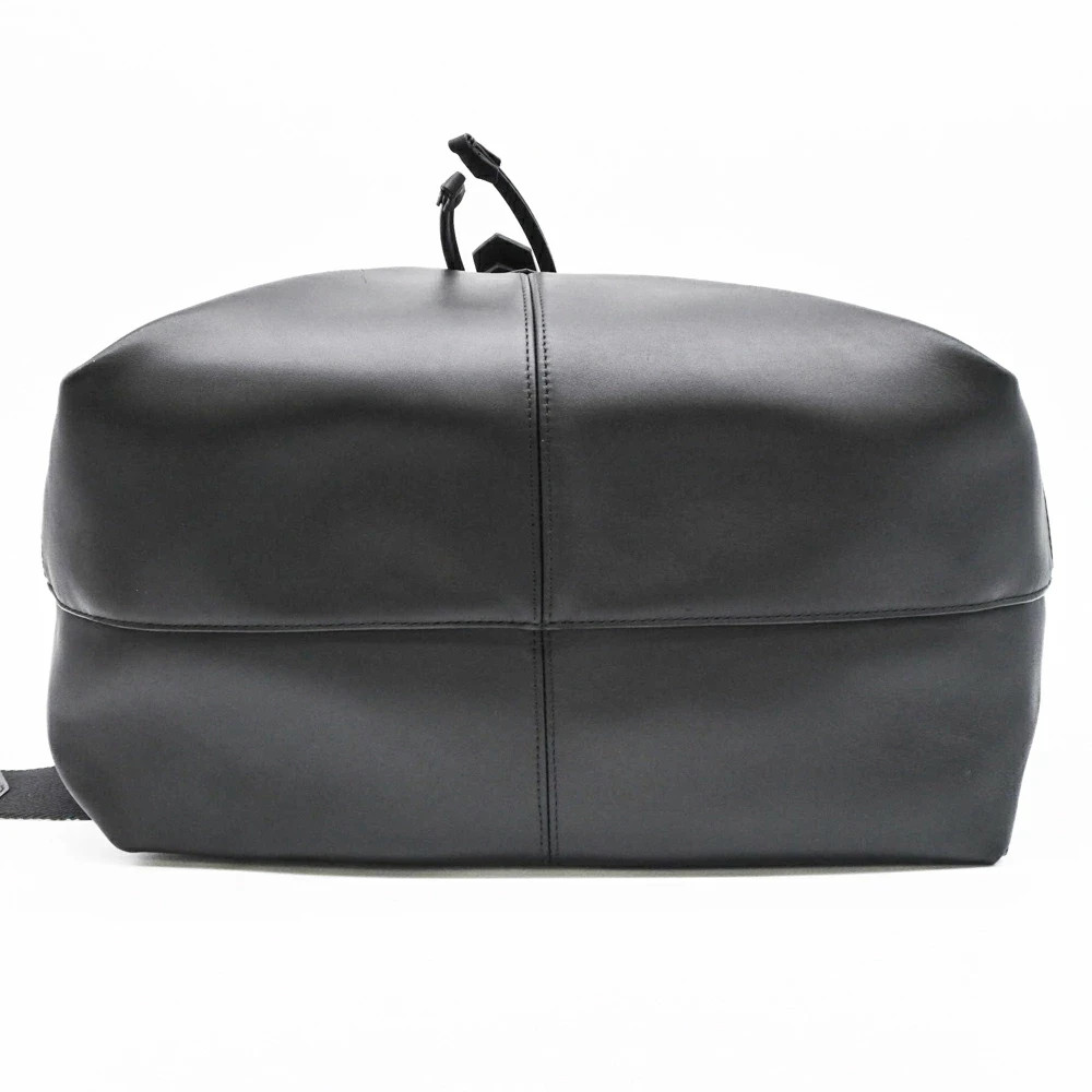 Montblanc Backpack Business Bag Leather Black 38x34x16cm pre-owned