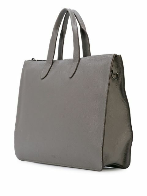Coach Men’s Metropolitan Pebble Leather Heather Grey Soft Briefcase 32249
