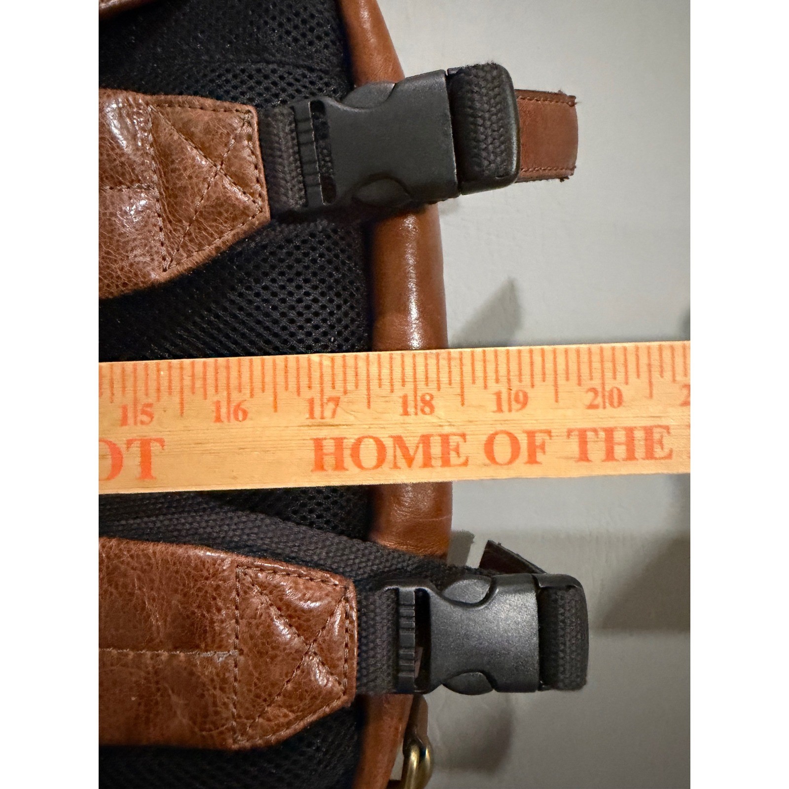 Fossil Buckner Convertible Backpack Briefcase Mens Cognac Leather NWT MBG9520222