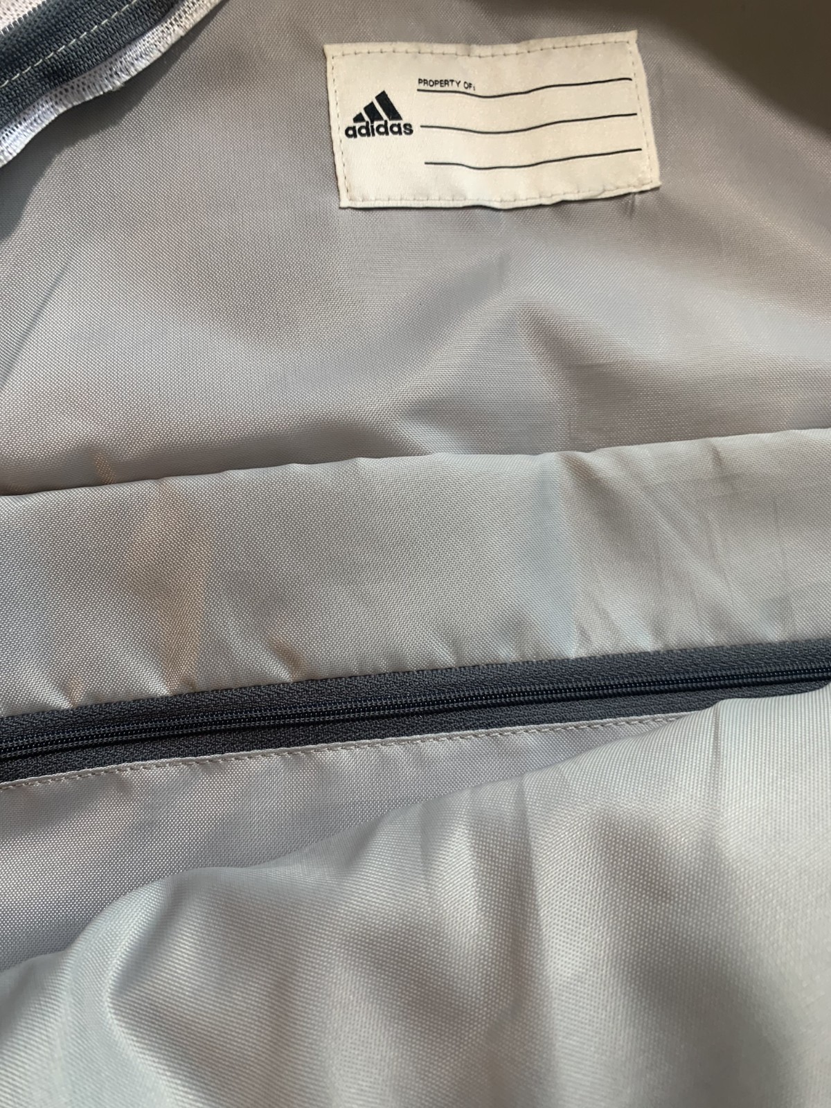 GOOD Adidas Backpack with Laptop Sleeve Pocket, 21 in x 16 in Gray, Oxford Cloth