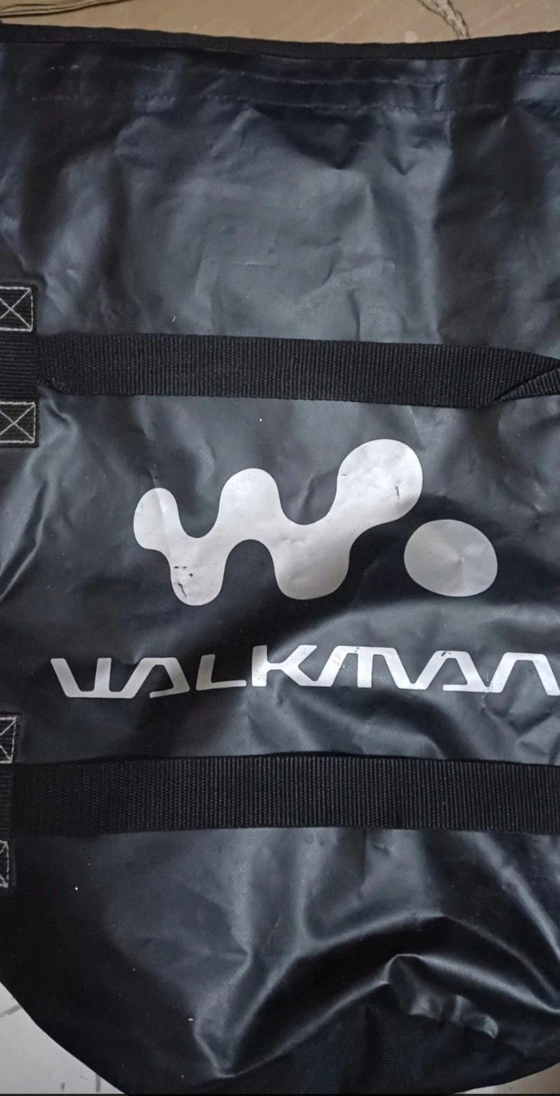 A Sony Walkman genuine waterproof bag duffle vintage rare
