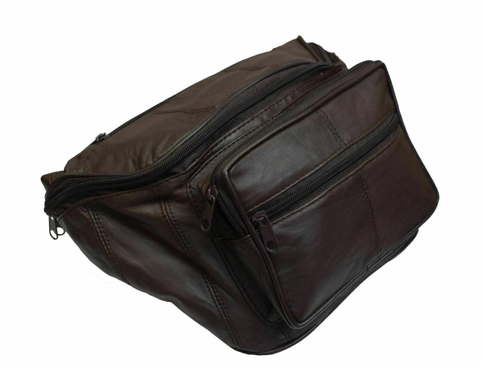 Genuine Leather Concealed Carry Weapon Waist Gun Pouch Fanny Pack Men & Women