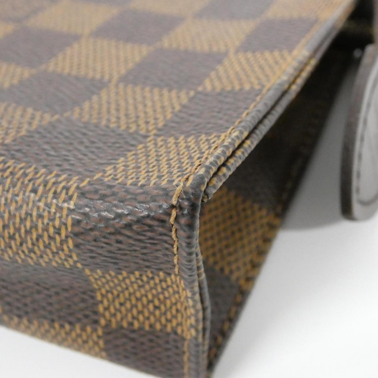 Authentic Louis Vuitton Damier Poche Toilette 5.9″ Pouch N47546 #230-000-230…