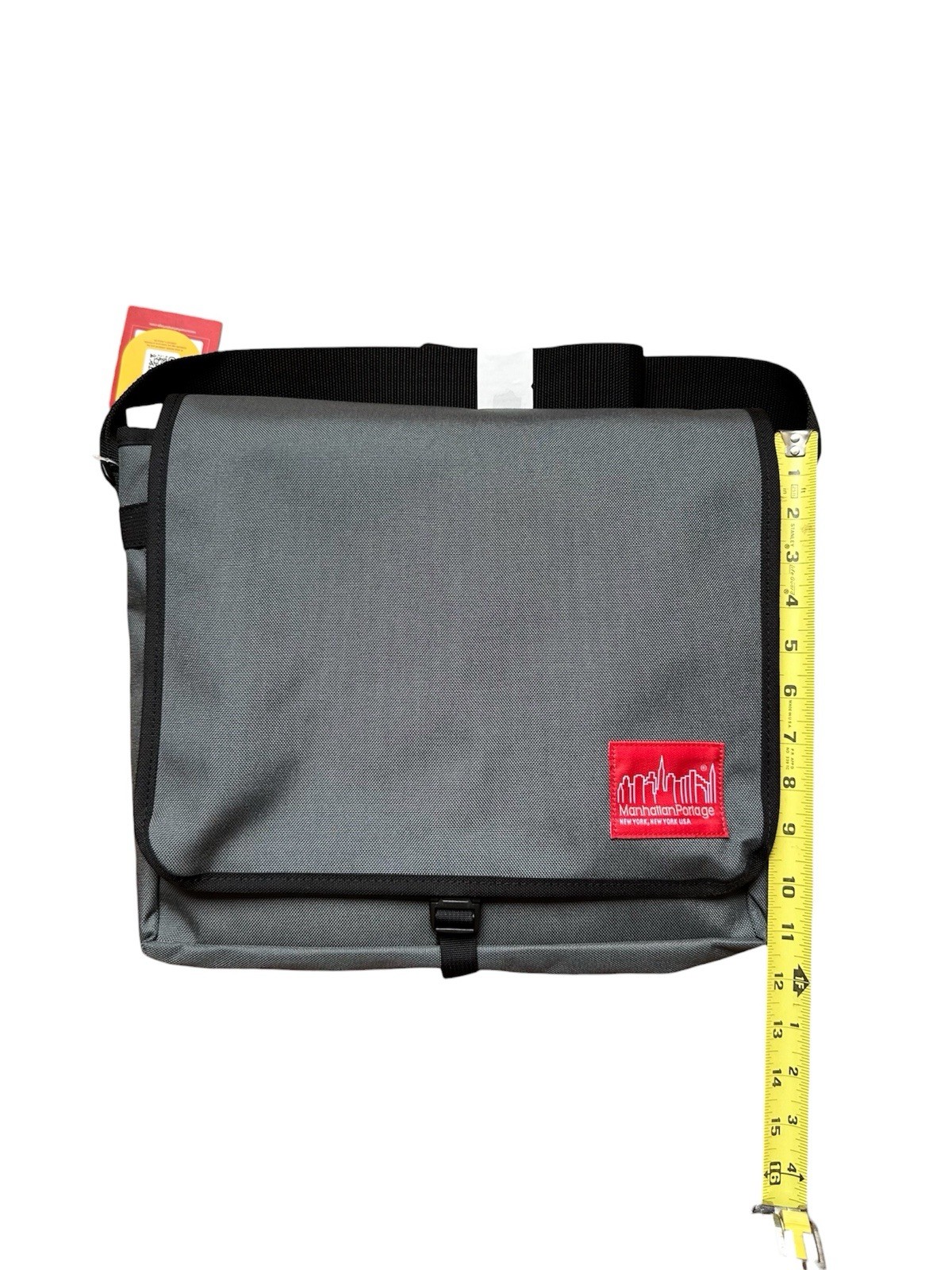 Manhattan Portage Gray Medium Messenger Bag DJ Bag Shoulder Bag