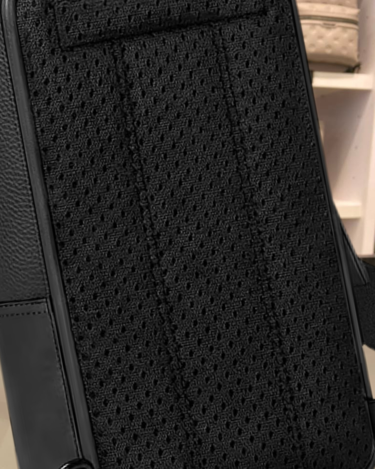 Michael Kors Cooper Medium Pebbled Leather Sling Pack Black Men Crossbody