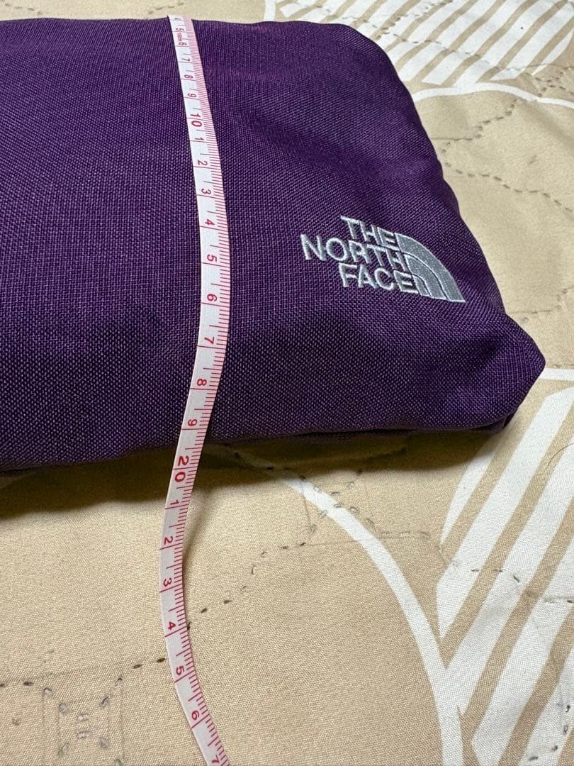 THE NORTH FACE Purple Tote Bag Collapsible Travel Pouch 23x15cm Lightweight