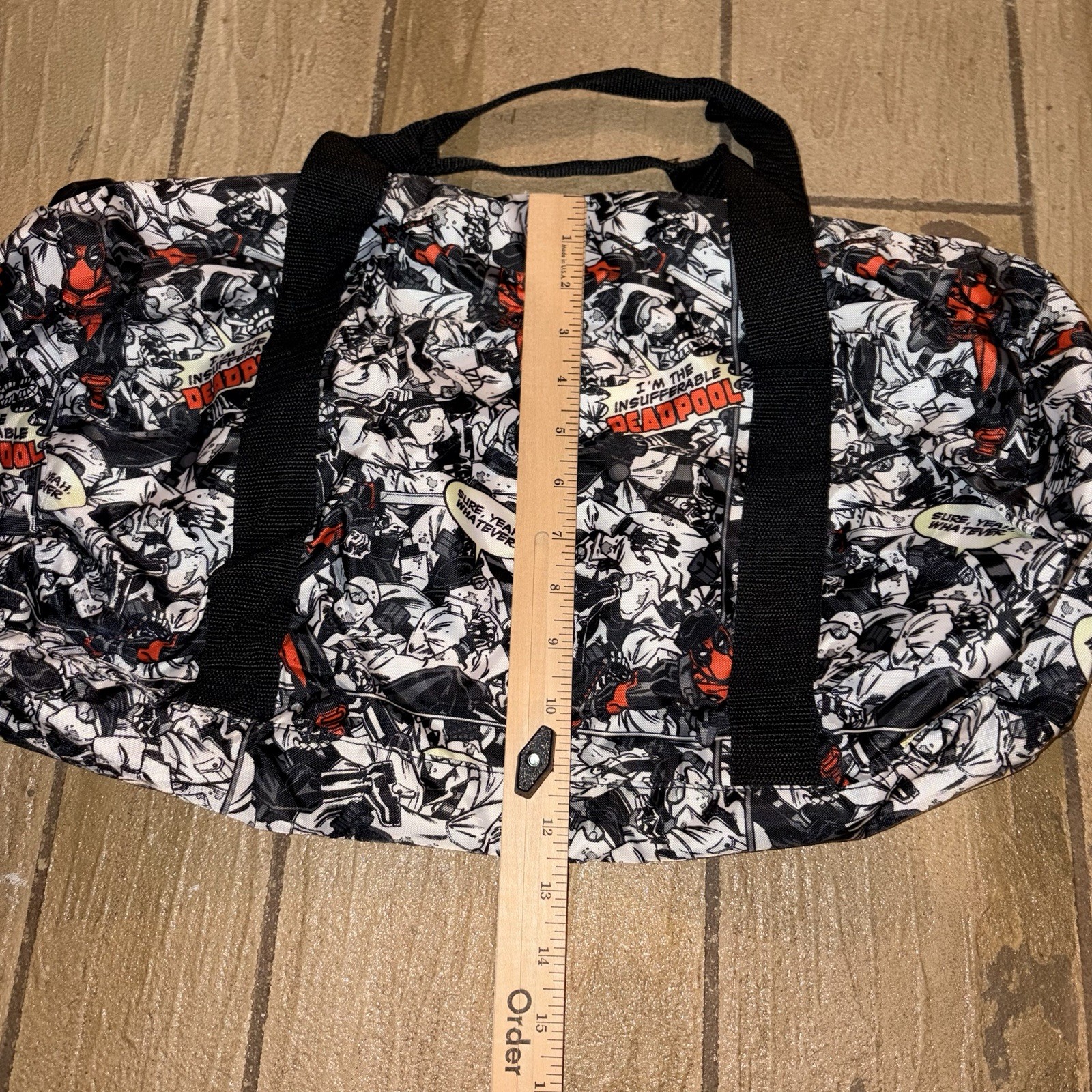 Marvel Deadpool Duffle Bag No Strap