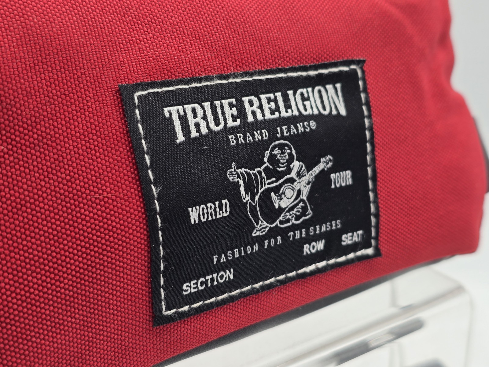 NWT True Religion Polyester Pouch – Color Red – 8.75” Long