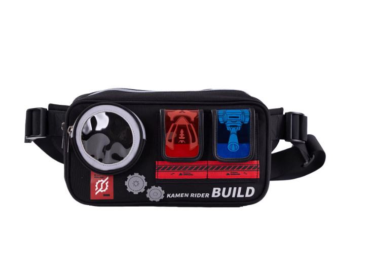 Kamen Rider Build Theme Chest Bag Crossbody Waist Pack Outdoor Travel Bag