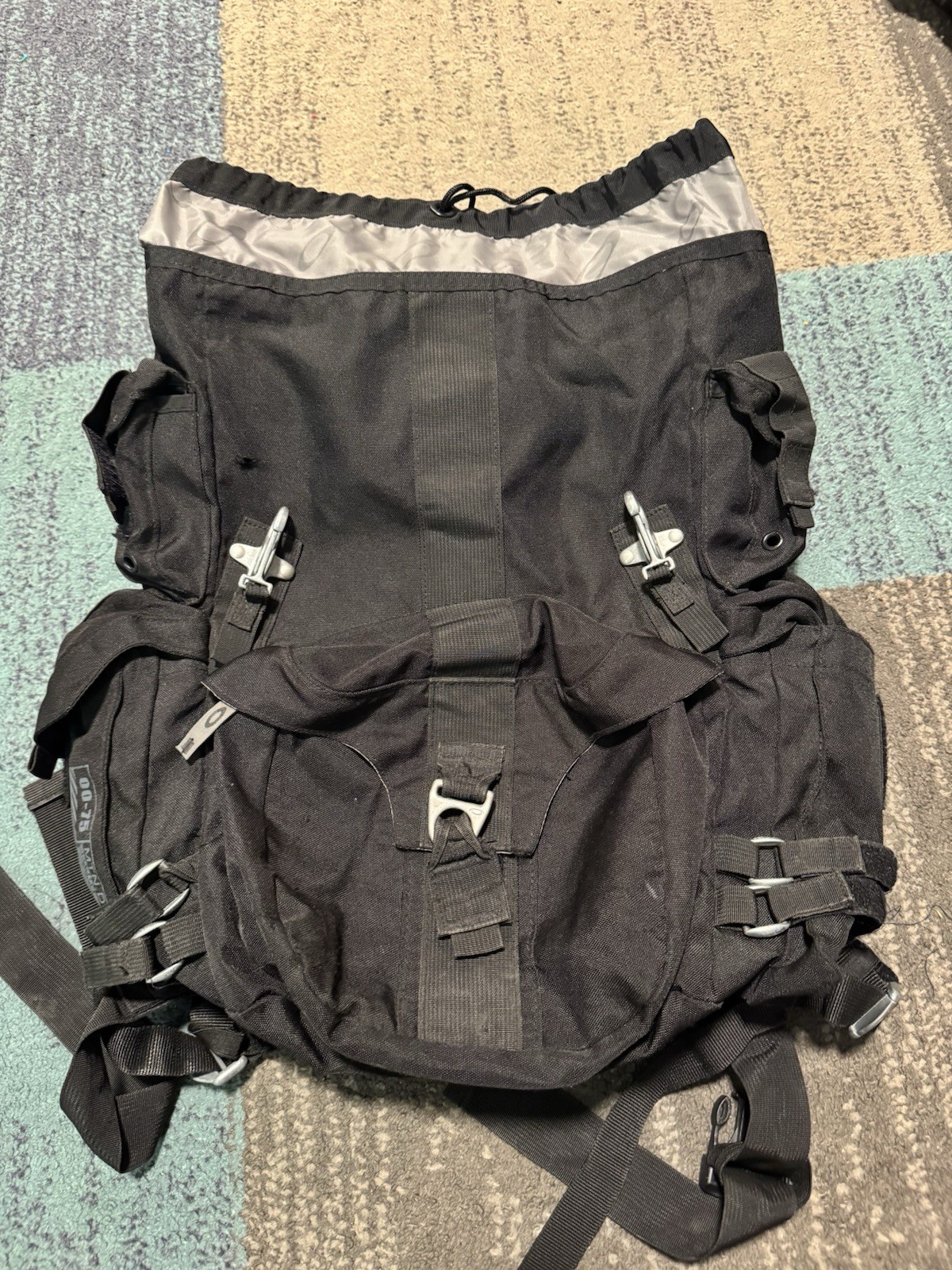 VTG Oakley AP Pack Backpack Tactical Field Gear SI Mountain Div Black Y2K Rare