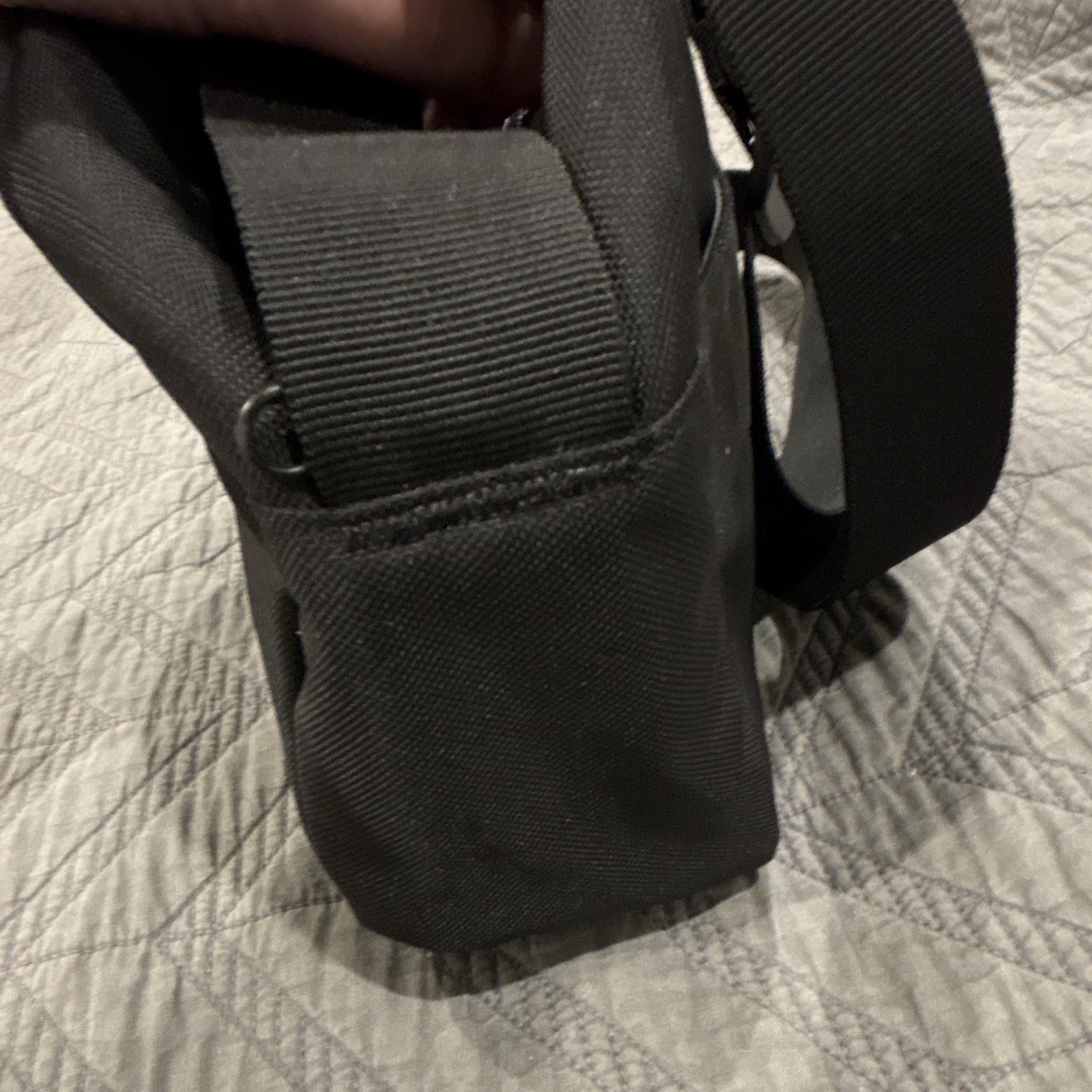 Duluth Trading Co. Small Black Crossbody Bag Zip Closure Pockets