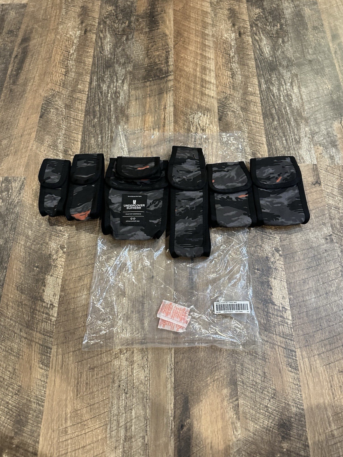 Supreme x Undercover Belt Waist Bag SS23 Black Camo Anti War