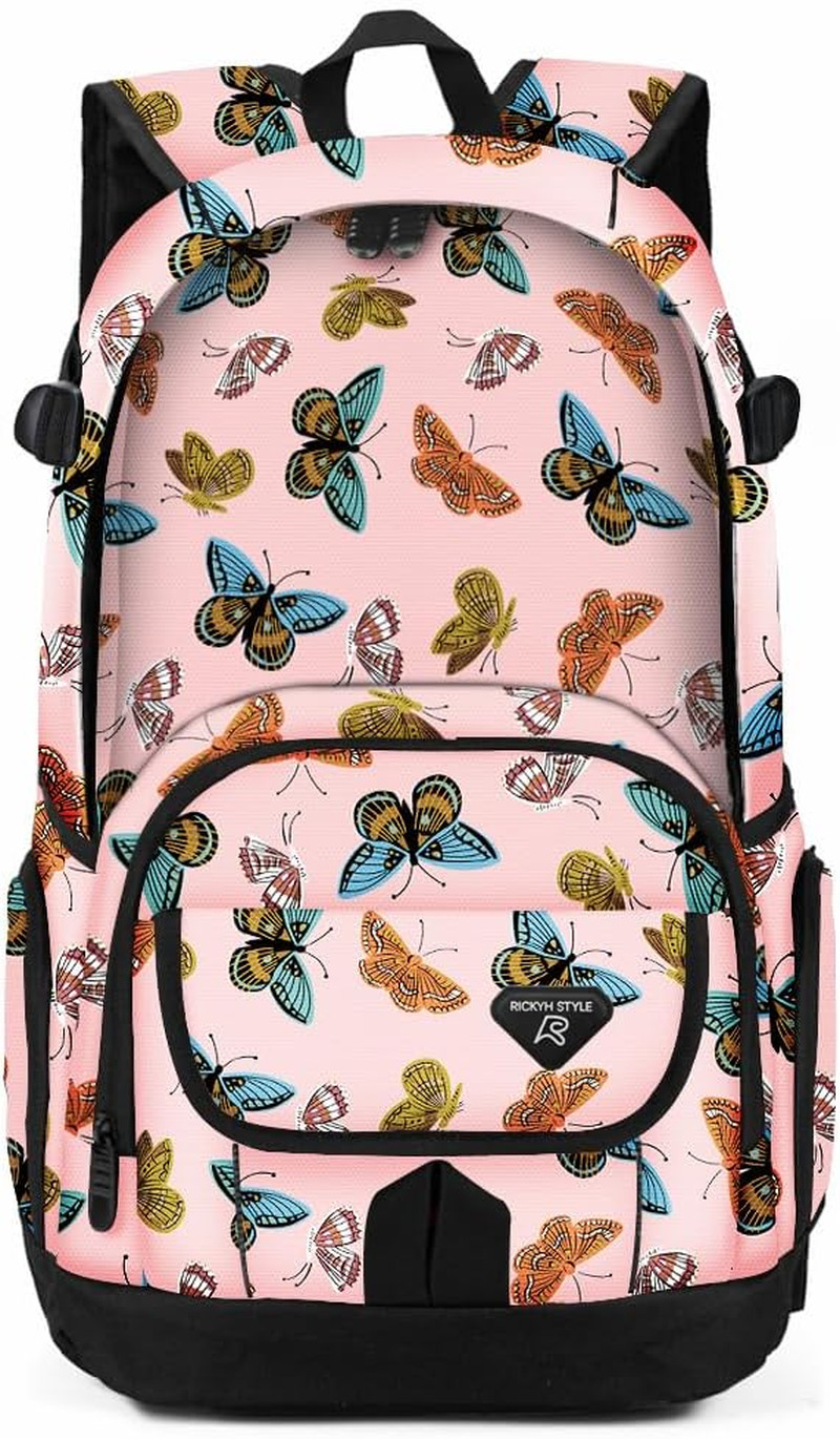 School Backpack Travel Bag for Men & Women Lightweight College Back Pack with La
