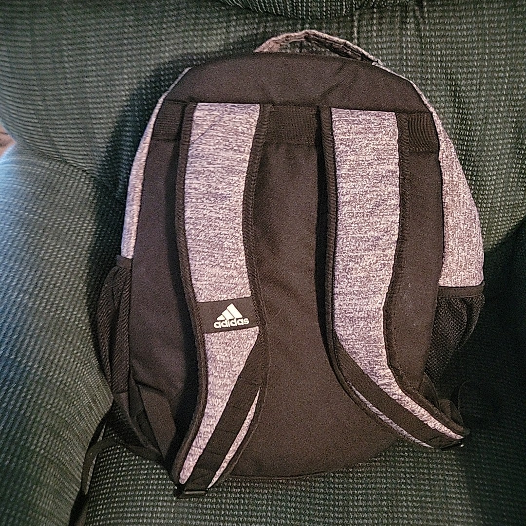 Adidas Prime Backpack Onix Gray/Black Red Colorway Unisex NWOT