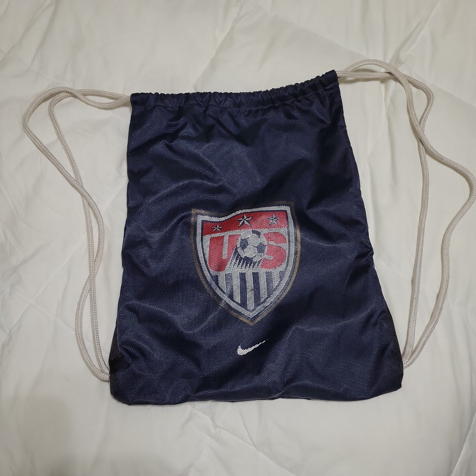 Nike Blue USA Olympic Team Soccer 17 x 13.5 Drawstring Gym Sack Pack Backpack
