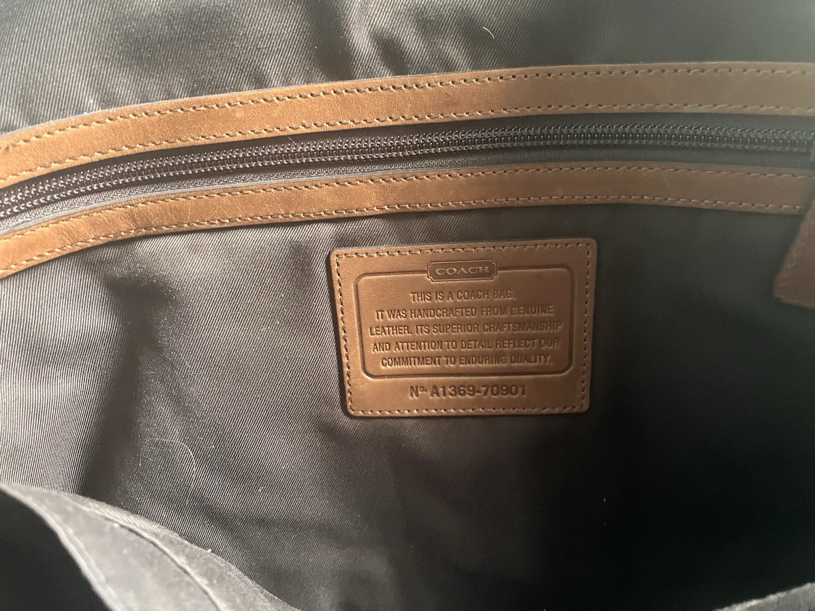 Coach Men’s Leather Metropolitan Commuter (Original $650) Bag briefcase
