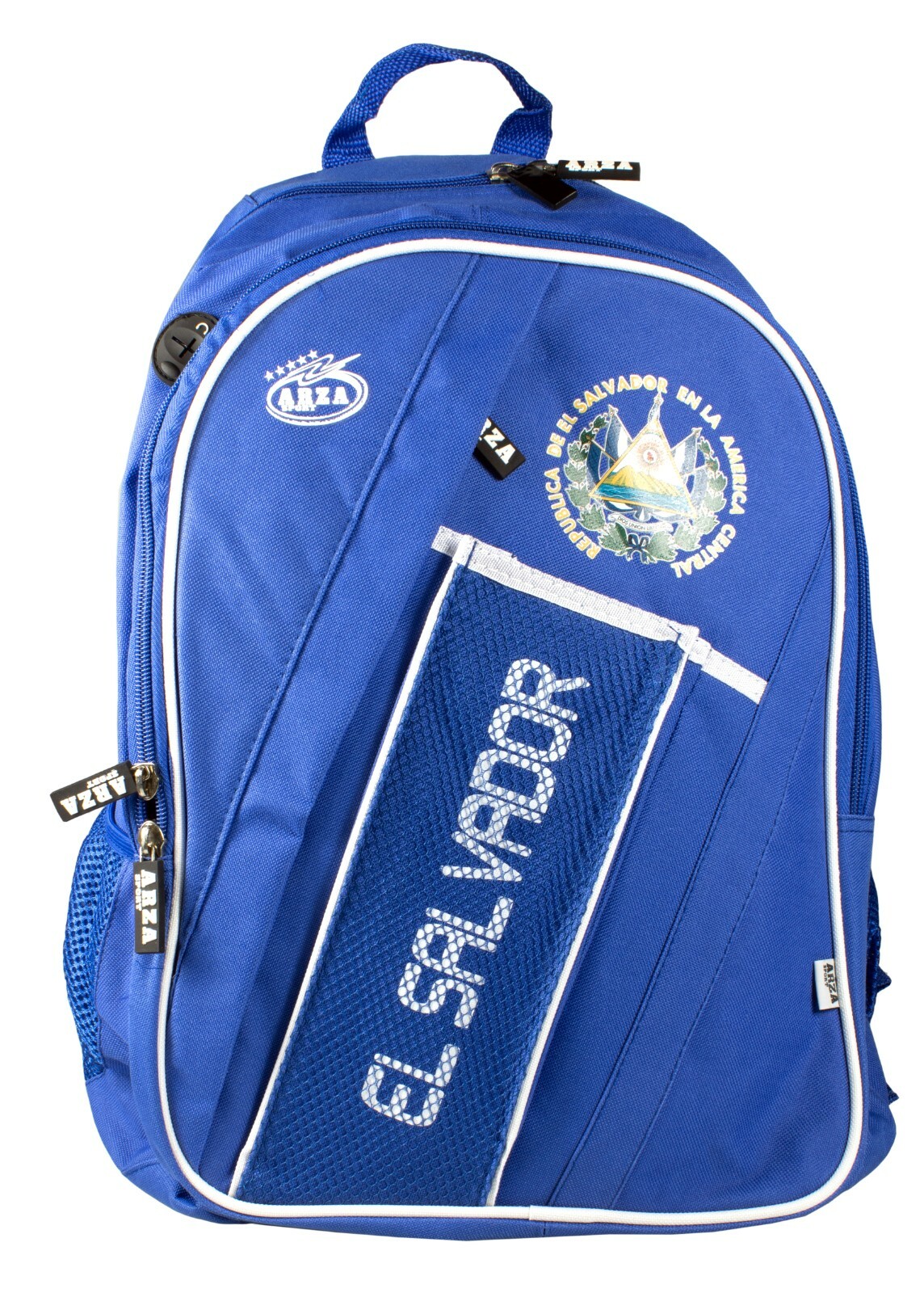 Backpack EL SALVADOR Arza color Blue. Back to School.