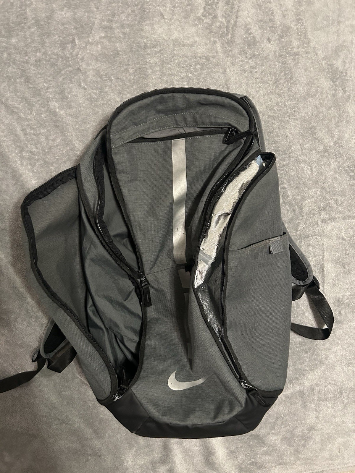 Nike Hoops Elite Pro Basketball Backpack in the Dark Grey Cool Grey colorway