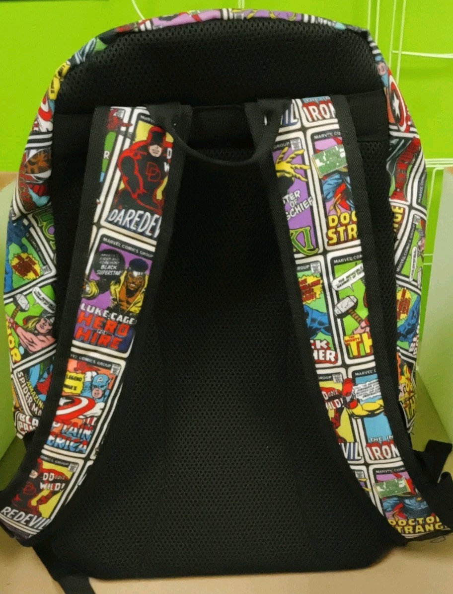 Marvel Comics Classic Comic Book Cover Backpack Bookbag Laptop Spencer Excl