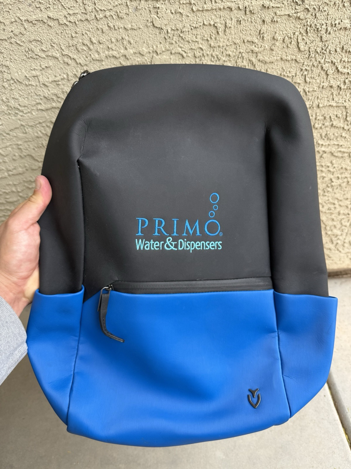 VESSEL Signature 2.0 Lite Backpack With Logo 18L Black Blue Great Condition