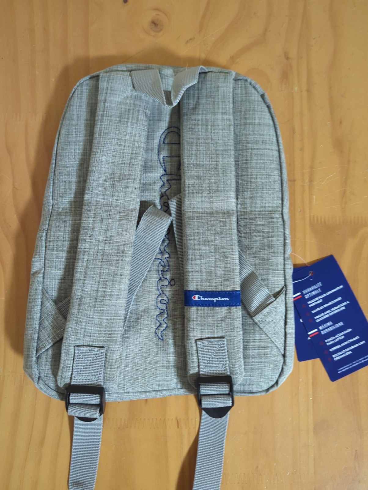 Chanpion Unisex Varsity Mini Backpack Bag Grey 12 x 9 Inches New NWT