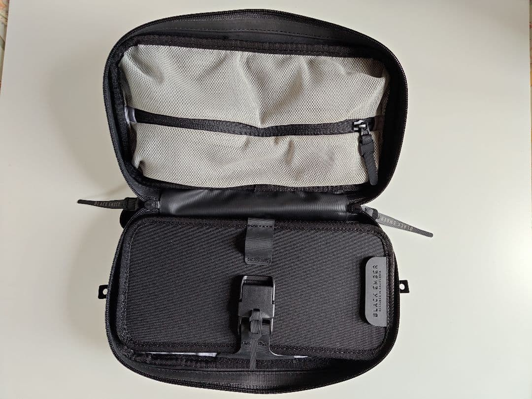 BLACK EMBER Waterproof Sling Bag 2.5L Black High-Strength Waterproof Material
