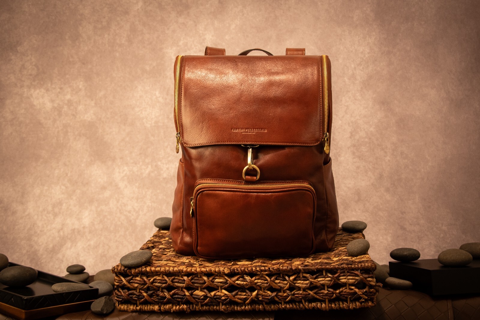 Italian Leather Backpack, Travel Backpack, Handmade Leather bag, Laptop bag