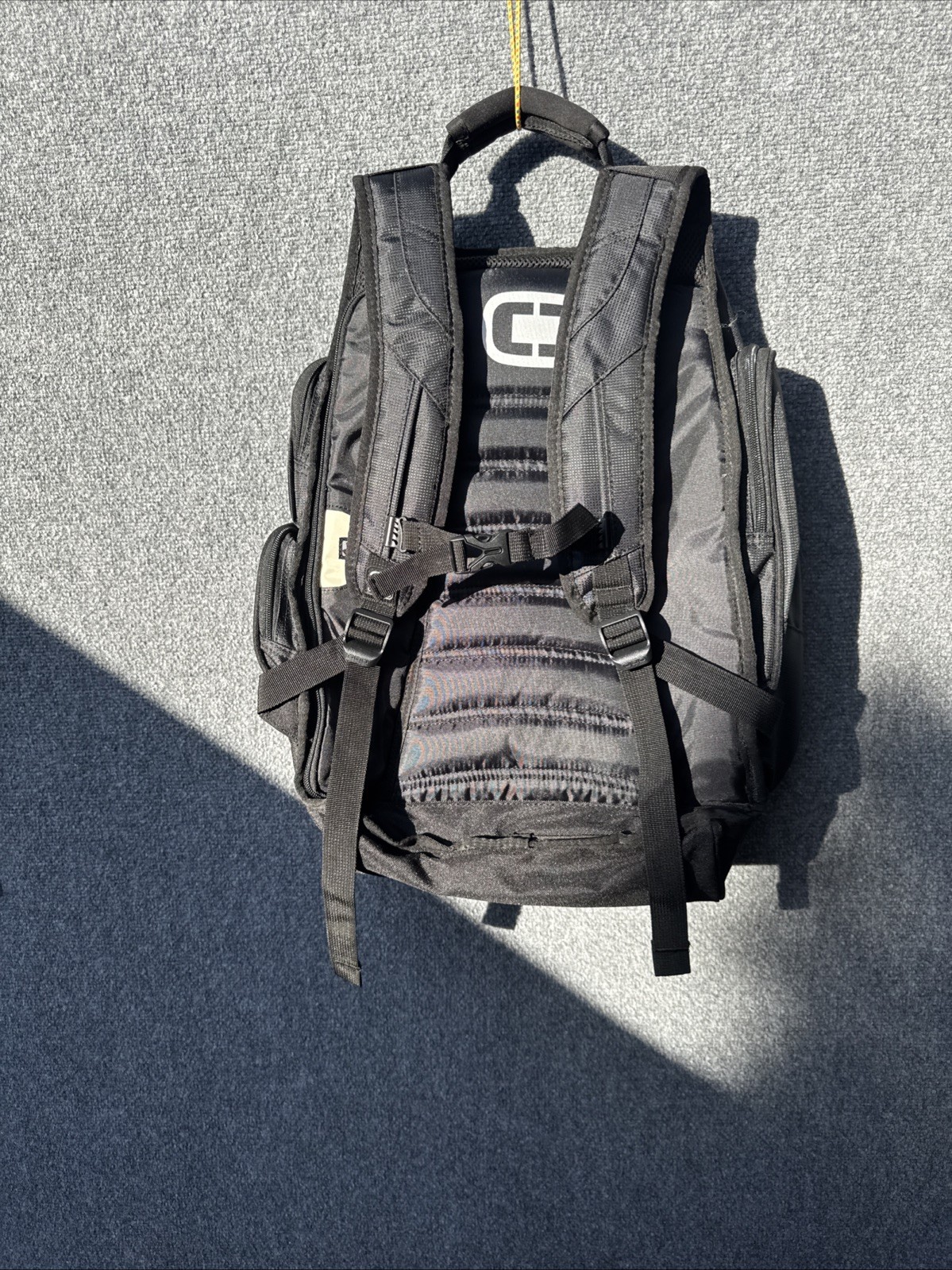OGIO Back Pack Branded Laptop Audio Pockets Black UPS Logo Hiking or Schooling